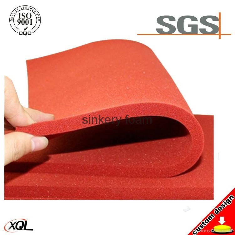 Heat-resistant silicone rubber foam flexible rubber sheet 2