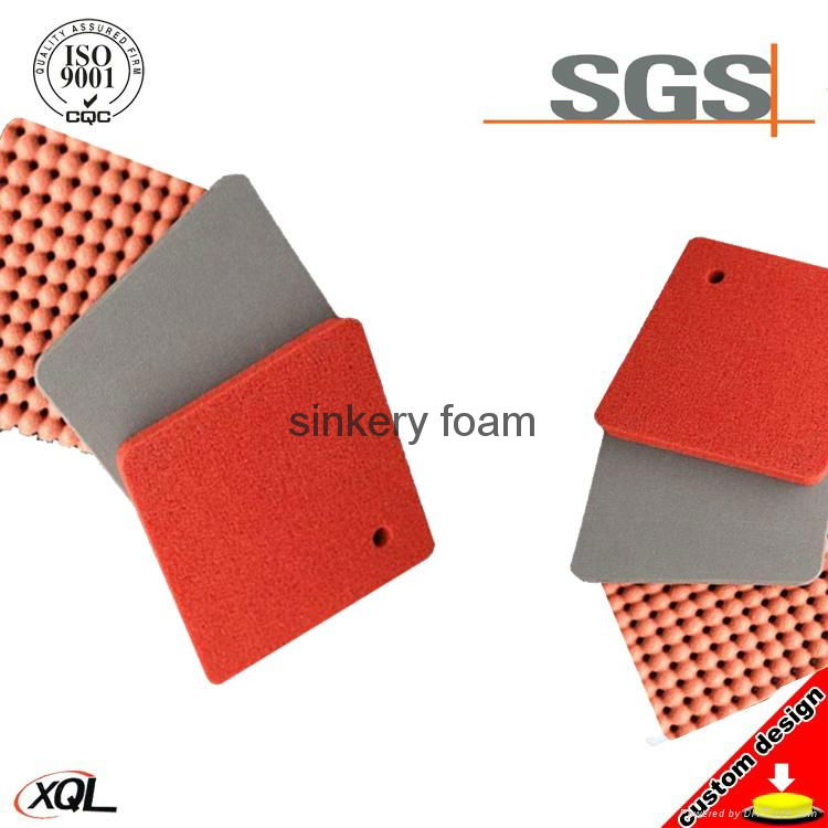 Professional factory supply colorful silicone sponge foam rubber sheet 2