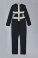 High-ended Black Bandage Jumpsuit with Heavy Beads Details 4