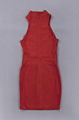 Round neck Close back Stylish Mini Bandage Dress 9