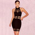 Stylish Halter Cut out Mini Bandage