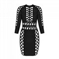 Sexy Cut Out Celebrity Bandage Dress Designer Dress 4