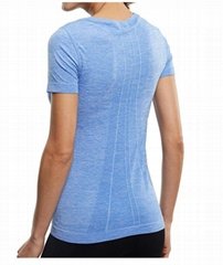 Women's Short Sleeve Sport Tee Moisture Wicking Athltic Shirt