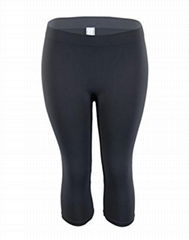 Women's Capri Legging Workout Gym Yoga Pants Seamless Tights