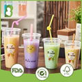 Custom logo printed disposable plastic cups 2