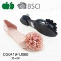 2017 Fancy Ladies Flower Jelly Shoes Sandals 5
