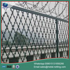 pvc coated razor welded fence razor mesh fence