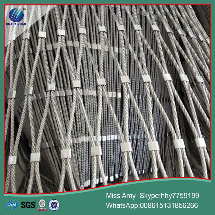 stainless steel rope netting woven wire rope zoo mesh 5