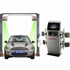 Garage Wheel Alignment with 32 Inch TV