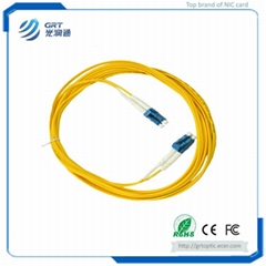 Military level 1000Mb Gigabit Single Mode Fibre Optic Patch Cord 5m LC connector