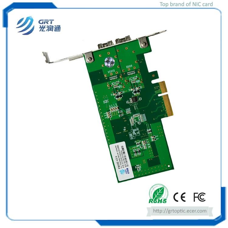 F902E Gigabit 2- Port Fiber Optic PCIe Network Card with Intel I350 cont 5