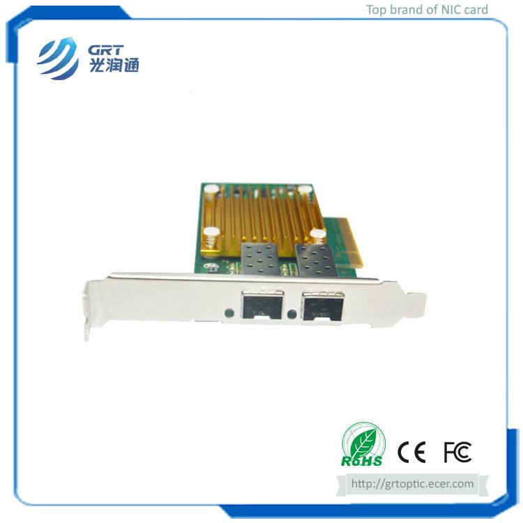 F1002E 10Gigabit  Intel 82599ES Dual-port Fiber Optic PCIe NIC Server Adapter