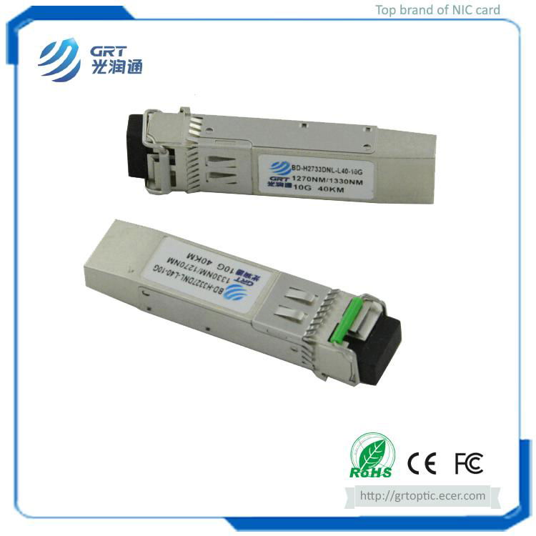 BD-H2733DNL-L40-10G 10G 1270/1330nm 40km BiDi Bi directional Optical Transceiver 3