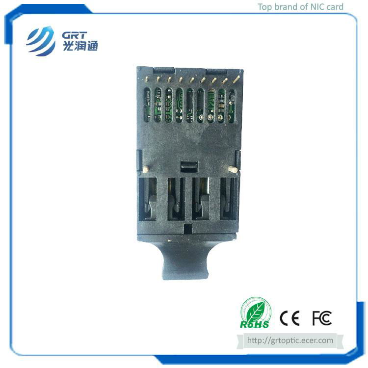 GRT 1×9 1.25Gbps 850nm 3.3V 500m Multimode Optical Transceiver Module 4