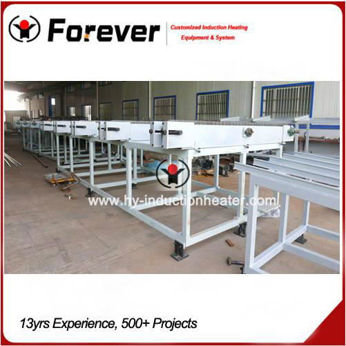 Hardening and tempering line