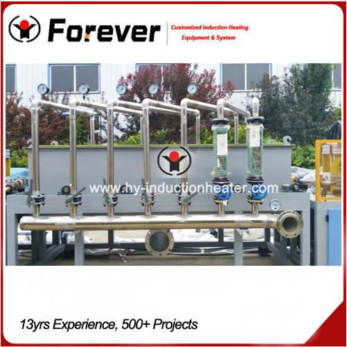 Long bar heat treatment machine