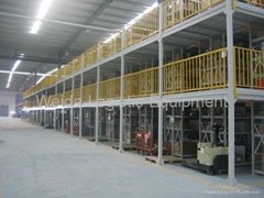 Industrial Warehouse Storage Raised Steel Structure Platform