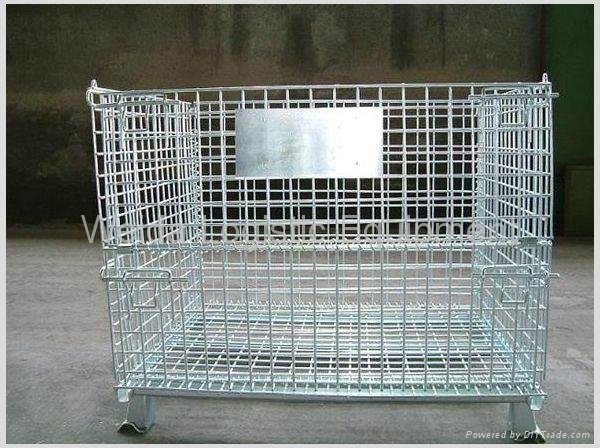 Fully utilizes vertical space quality assurance heavy duty wire mesh storage cag
