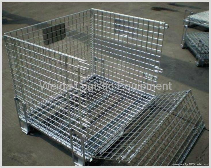 Fully utilizes vertical space quality assurance heavy duty wire mesh storage cag 2