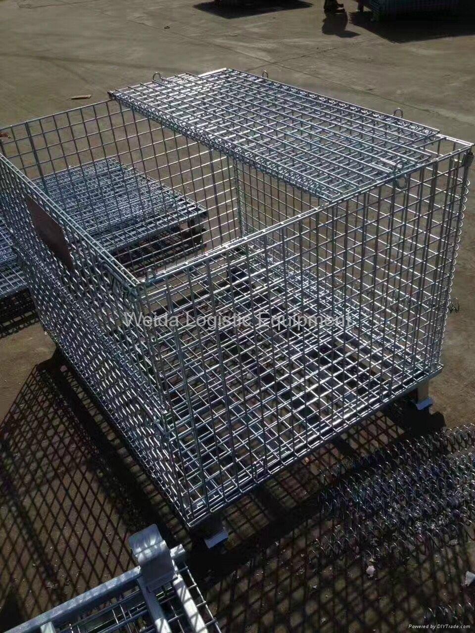 Fully utilizes vertical space quality assurance heavy duty wire mesh storage cag 5