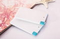 Oem promotional gift item 2500mah ultra thin credit card gift power bank 2