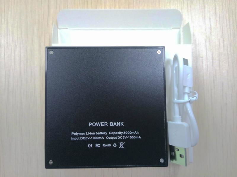 promotional products 2500/3000mah customized gift power bank 4