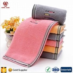 China Factory Provid Hot Sell 100% Cotton Face Towel Set for 5 Star Hotel with F
