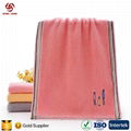 China Factory Provid Hot Sell 100% Cotton Face Towel Set for 5 Star Hotel with F 5