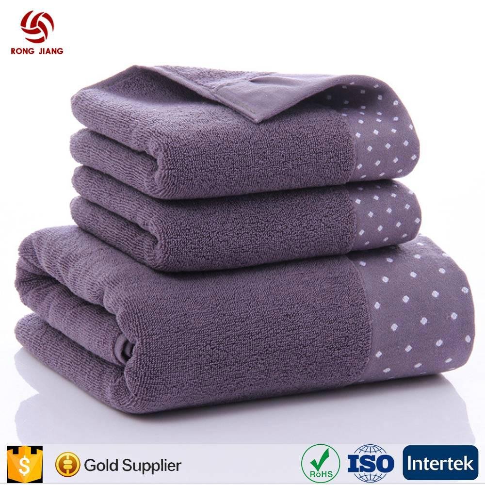 China Factory Offer High Quality 100% Cotton Hotel Towel Sets 2