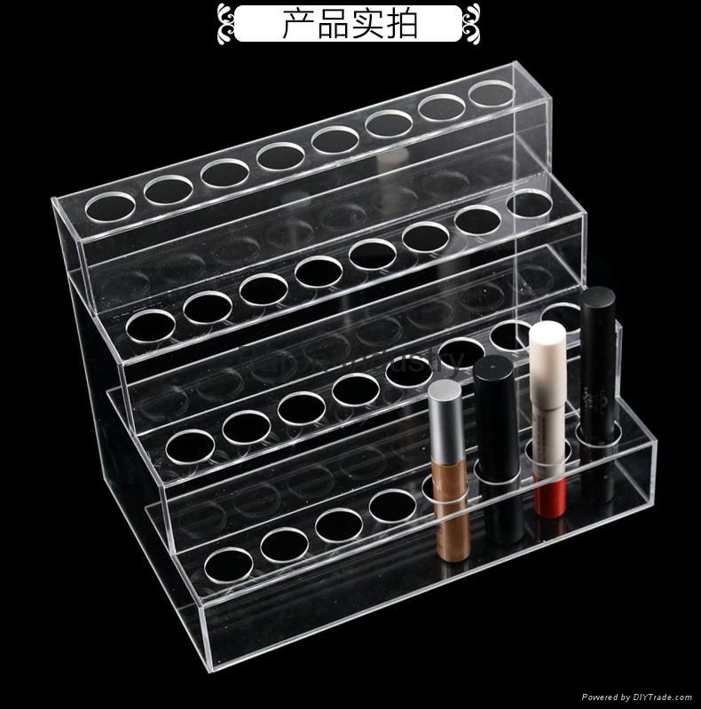 Acrylic lipstick display rack 2