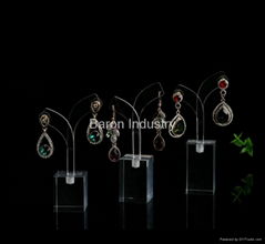 Acrylic earrings hangging display rack