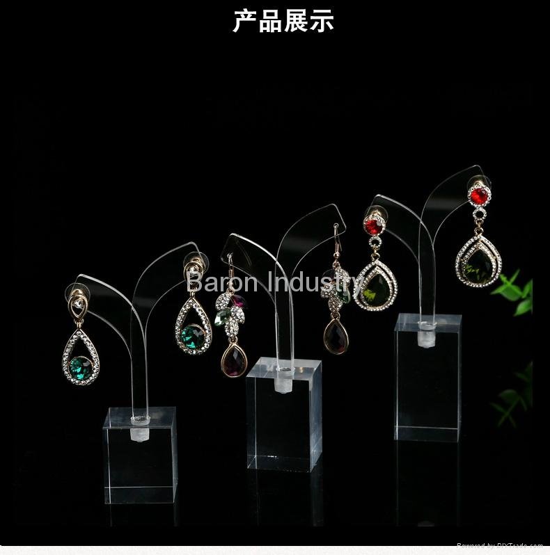 Acrylic earrings hangging display rack  2