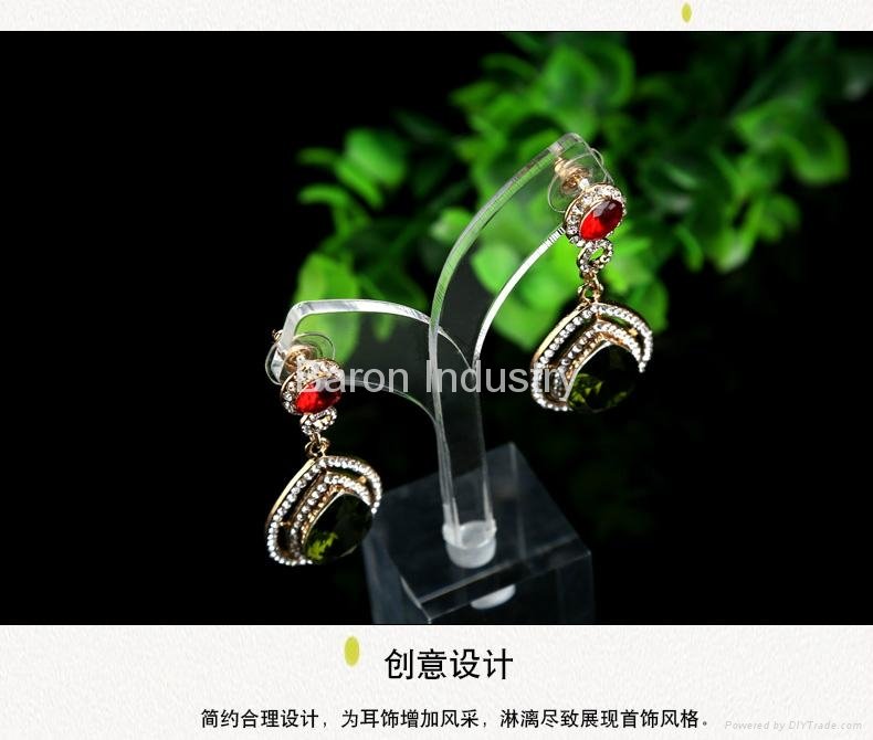 Acrylic earrings hangging display rack  3