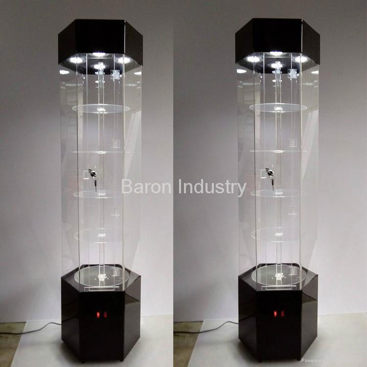 Big LED acrylic display cabinet vine cabinet 