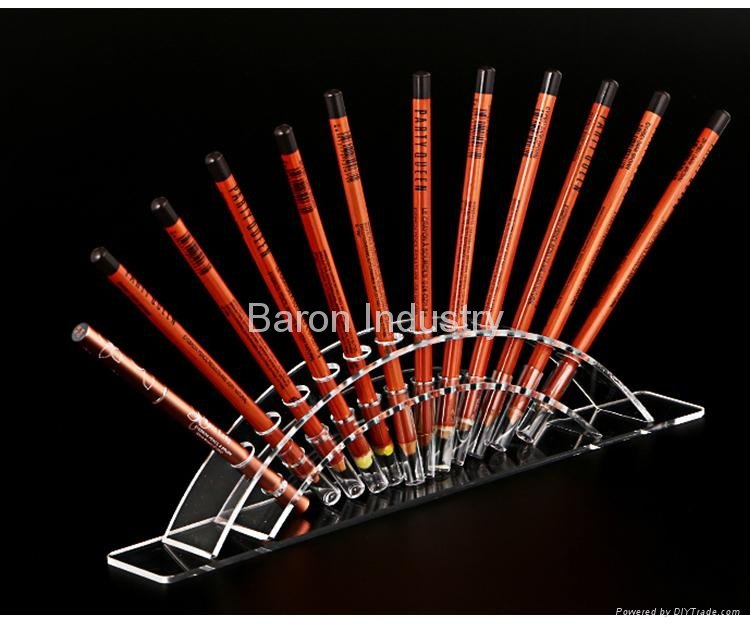 Acrylic eyebrow pencil display rack pen holders 5