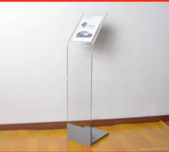 Big acrylic advertisement A4 paper holder display