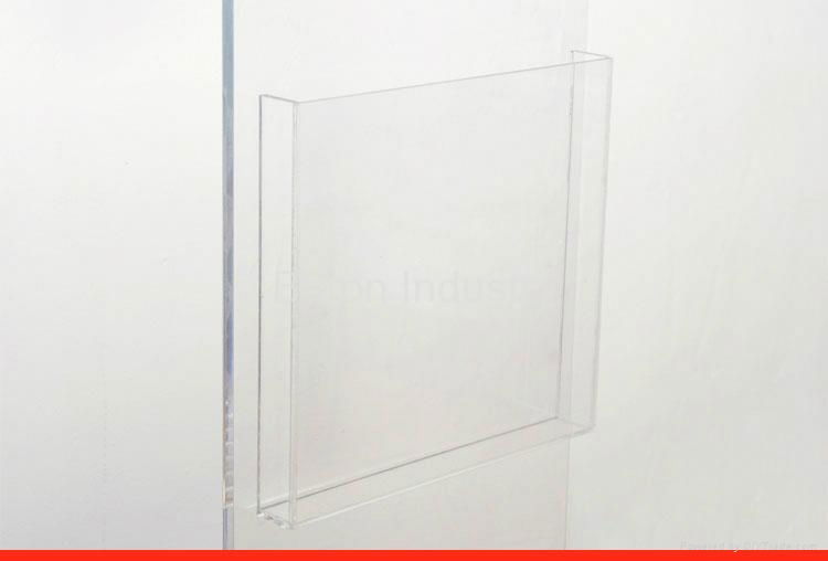 Big acrylic advertisement A4 paper holder display 4