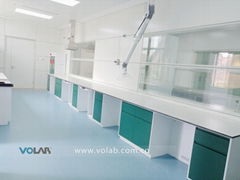 Chemical Resistant Steel Lab Furniture with CE ISO9001