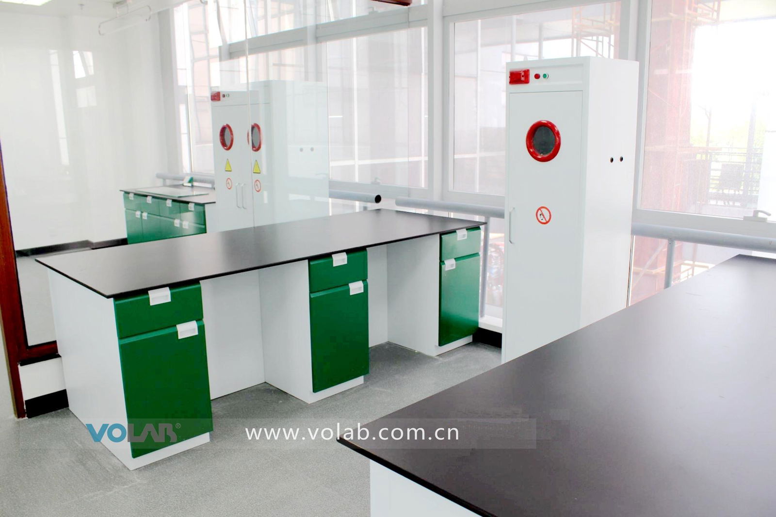 Chemical Resistant Steel Lab Furniture with CE ISO9001 2