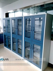 Steel laboratory cupboard storage laboratory glassware cabinet