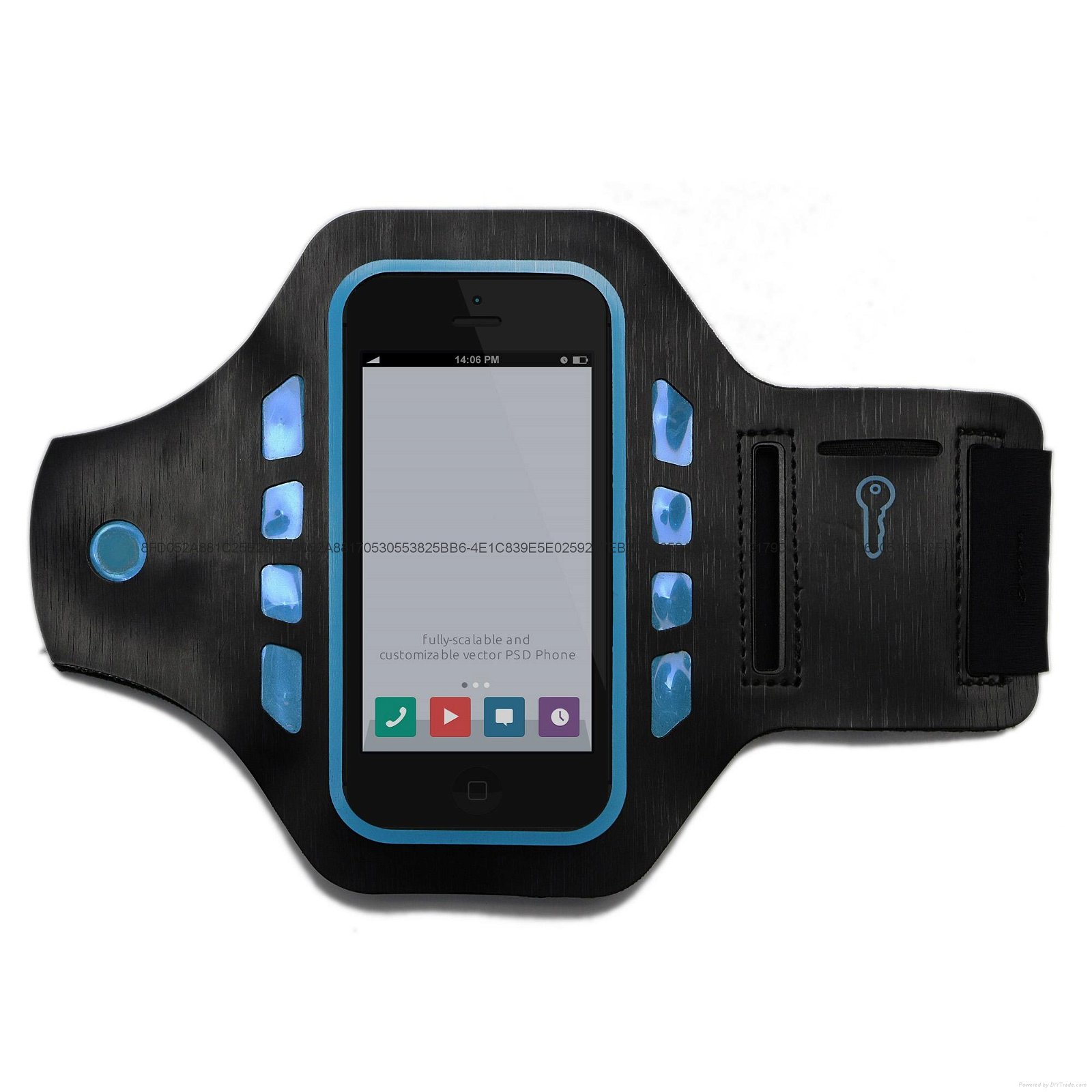 LED safety sports armband, any customized designs and sizes accepted
