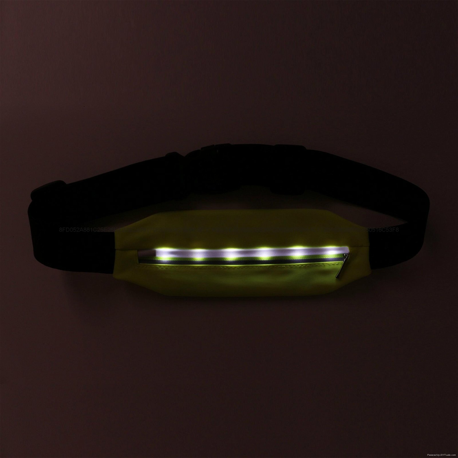 New products attractive LED style outdoor running sport waist bag