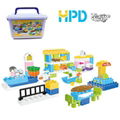 Educational Building Block Toy with Storage Bucket 2