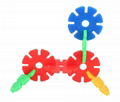 New Arrival Multicolor Snowflake Building Puzzle Blocks