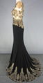 Lace beads Sleeveless Mermaid Party Prom gowns 4