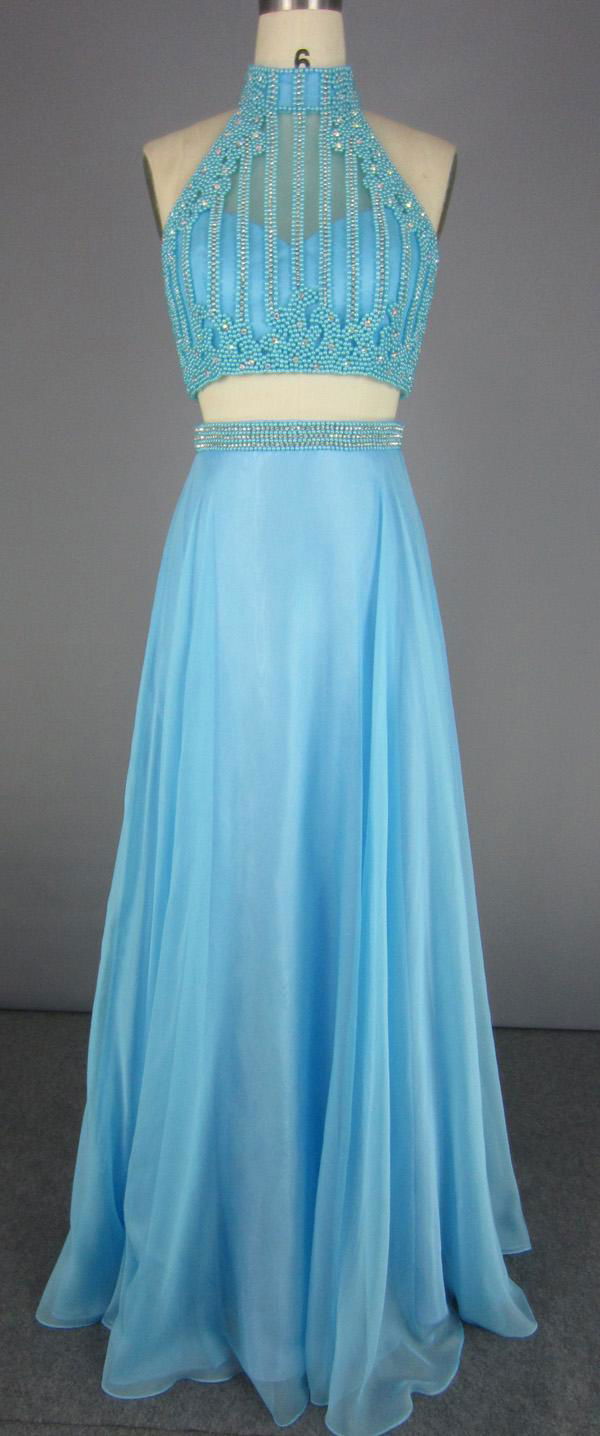 Fabulous 2 Piece Ball Gown Prom Dresses 4