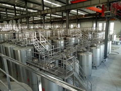 turn key processing line for liquid food factory