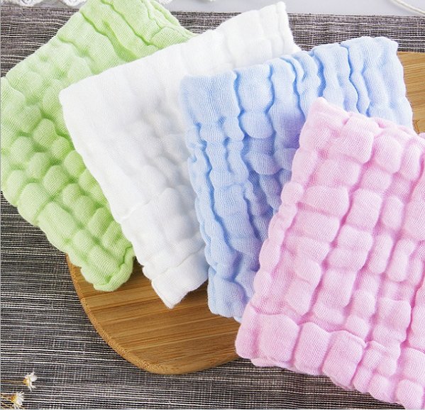 Soft baby face towel baby bib cotton baby bib manufacturer in China 4