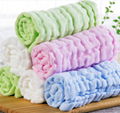 Soft baby face towel baby bib cotton baby bib manufacturer in China 5