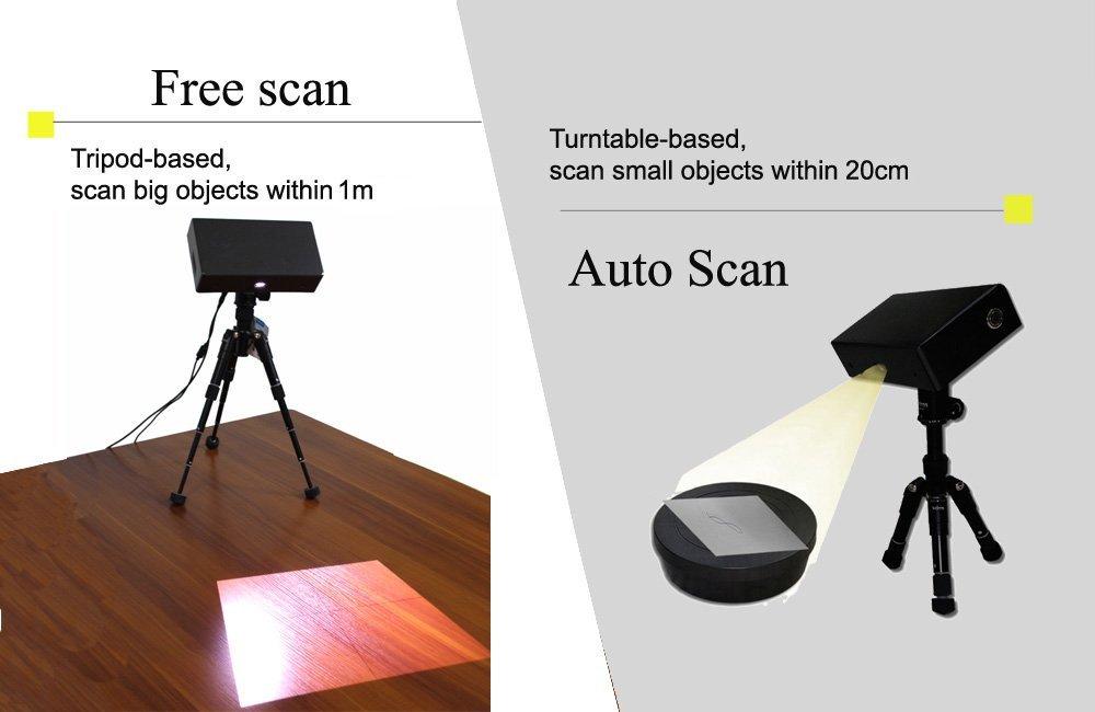 Desktop 3D Scanner Reverse Engineer Structured light Wood Carving 4